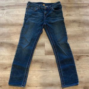 True Religion Five Pocket Stretch Jeans, Size 16